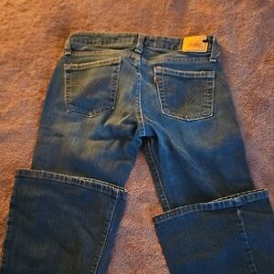 Levi's Blue Flare & Wide Leg Jeans